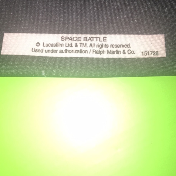 Vintage Star Wars Space Battle Neck Tie, Lucasfilm LTD. Y2K. Ralph Marlin & Co. - Picture 3 of 4